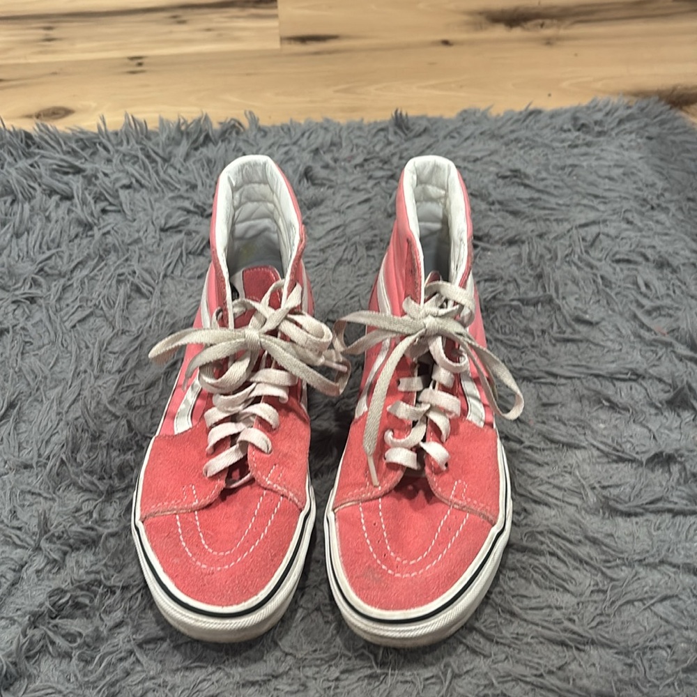Hot pink High Top Vans